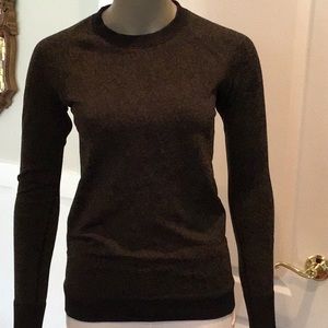 Lululemon restless pullover black/army green (6)